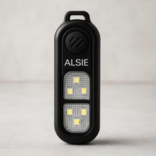 Alsie Alarm, Sleutelhanger met Led-verlichting – Zwart