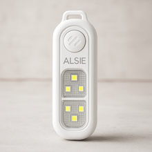 Alsie Alarm, Sleutelhanger met Led-verlichting Wit