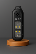 Alsie Alarm, Sleutelhanger met Led-verlichting – Zwart